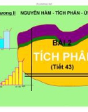 Bài giảng Toán 12 - Bài 2: Tích phân