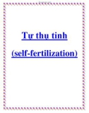 Tự thụ tinh (self-fertilization)