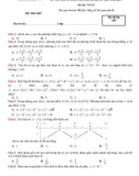 Đề tập huấn THPTQG năm 2019 môn Toán - Sở GD&ĐT TP Hồ Chí Minh - Đề 1