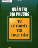 Lý thuyết quản trị địa phương và thực tiễn: Phần 1