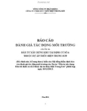 Báo cáo đánh giá tác động môi trường của dự án: Đầu tư xây dựng khu tái định cư số 4 thuộc dự án thủy điện Trung Sơn