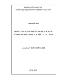 Luận án Tiến sĩ Du lịch: Nghiên cứu sự hài lòng của khách du lịch đối với điểm đến du lịch di sản tại Việt Nam