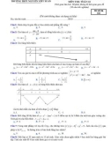Đề thi KSCL THPT Quốc gia lần 1 môn Toán 12 năm 2018-2019 có đáp án - Trường THPT Nguyễn Viết Xuân