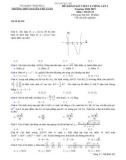 Đề KSCL THPT Quốc gia môn Toán lớp 12 năm 2018-2019 lần 1 - THPT Nguyễn Viết Xuân - Mã đề 302