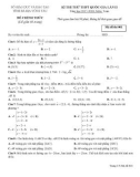 Đề thi thử THPT Quốc gia môn Toán lần 2 năm 2018 - Sở GD&ĐT Bà Rịa-Vũng Tàu - Mã đề 001