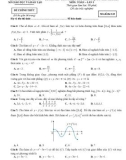 Đề thi thử THPT Quốc gia môn Toán năm 2018 lần 1 - Sở GD&ĐT Bình Phước - Mã đề 132