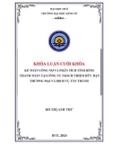 Khóa luận cuối khóa: Kế toán công nợ và tình hình thanh toán tại Công ty trách nhiệm hữu hạn Thương mại và Dịch vụ Tấn Thành