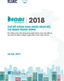 Chỉ số công khai ngân sách Bộ, cơ quan Trung ương (MOBI) năm 2018