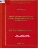 Luận văn Thạc sĩ Kinh doanh và quản lý: Nâng cao chất lượng dịch vụ khách hàng cá nhân tại Ngân hàng TMCP Sài Gòn Hà Nội - chi nhánh Hàn Thuyên