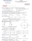 Đề thi học kì 2 Toán lớp 10 năm 2021-2022 có đáp án - Trường THPT Hoài Đức A