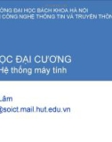 Bài giảng Tin học đại cương: Bài 2 - TS. Đỗ Bá Lâm