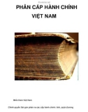 PHÂN CẤP HÀNH CHÍNH VIỆT NAM _2