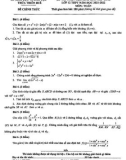 Đề thi chọn học sinh giỏi cấp tỉnh môn Toán lớp 12 năm 2021-2022 - Sở GD&ĐT Thừa Thiên Huế