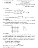 Đề thi chọn học sinh giỏi cấp tỉnh môn Toán lớp 12 năm 2022-2023 - Sở GD&ĐT Vĩnh Long