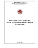 Chương trình đào tạo đại học Ngành: Giáo dục quốc phòng – an ninh - Trường Đại học Sư phạm Hà Nội 2