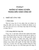 Giáo trình Điều hành công sở hành chính nhà nước: Phần 2