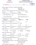 Đề thi KSCL môn Toán 10 năm 2019-2020 có đáp án - Trường THPT Yên Phong số 1 (Lần 1)