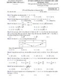 Đề thi KSCL môn Toán 10 năm 2019-2020 có đáp án - Trường THPT Yên Lạc 2 (Lần 2)