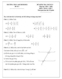 Đề kiểm tra tháng 9 môn Toán 7 năm 2019-2020 - Trường THCS Archimedes