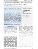 Surgical outcomes of distal radius fracture fixation using locking plate at the 108 Military Central Hospital