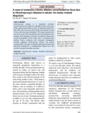 A case of extensive colonic dilation complicated by ileus due to Hirschsprung's disease in adults: An easily missed diagnosis