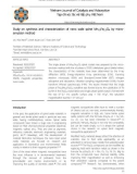 Study on synthesis and characterization of nano scale spinel Mn0.5Fe2.5O4 by microemulsion method