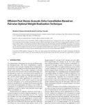 Báo cáo hóa học: Efﬁcient Fast Stereo Acoustic Echo Cancellation Based on Pairwise Optimal Weight Realization Technique