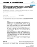 Báo cáo y học: IFN-gamma regulation of ICAM-1 receptors in bronchial epithelial cells: soluble ICAM–1 release inhibits human rhinovirus infectio