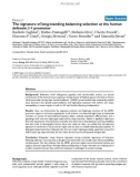 Báo cáo y học: he signature of long-standing balancing selection at the human defensin β-1 promoter