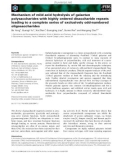 Báo cáo khoa học: Mechanism of mild acid hydrolysis of galactan polysaccharides with highly ordered disaccharide repeats leading to a complete series of exclusively odd-numbered oligosaccharides