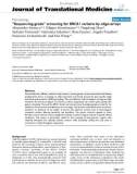 báo cáo hóa học: Sequencing-grade screening for BRCA1 variants by oligo-arrays