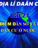 Giáo án điện tử môn địa lý: Đặc điểm DS và PBDC