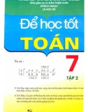 Để học tốt toán 7 (tập 2): phần 1 - nxb Đại học quốc gia hà nội