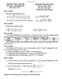 Đề thi học kì 1 môn Toán lớp 7 năm 2023-2024 - Trường THPT chuyên Hà Nội, Amsterdam