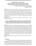 Determinants of the sales of food companies listed in Vietnam stock market in the increasing trend of international trade