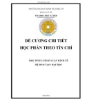 Đề cương chi tiết học phần Pháp luật kinh tế