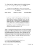 Tác động của hoạt động tạo thanh khoản đến khả năng sinh lợi của các ngân hàng thương mại Việt Nam