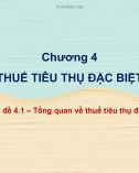 Bài giảng Thuế: Chương 4 - ThS. Nguyễn Thị Hoàng Oanh