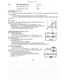 Bài kiểm tra học kỳ I Môn VẬT LÝ (Lớp 11) - Đề 1
