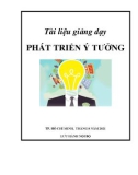 Tài liệu giảng dạy Phát triển ý tưởng - Trường CĐ Công nghệ TP.HCM