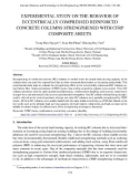 Experimental study on the behavior of eccentrically compressed reinforced concrete columns strengthened with CFRP composite sheets