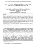 A new type of hollow-shallow steel and concrete composite floor beam