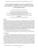 Evaluation of modulus of elasticity for eco-friendly concrete made with seawater and marine sand