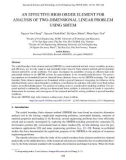 An effective high-order element for analysis of two-dimensional linear problem using SBFEM