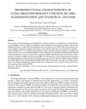 Microstructural characteristics of ultra-high performance concrete by grid nanoindentation and statistical analysis