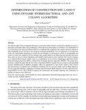 Optimization of construction site layout using dynamic hybrid bacterial and ant colony algorithm