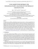 Long short-term memory for nonlinear static analysis of functionally graded plates