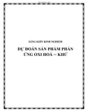 SKKN: Dự đoán sản phẩm phản ứng oxi hoá ─ khử