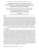 Experimental study on the behavior of eccentrically compressed corrosion-damaged reinforced concrete columns