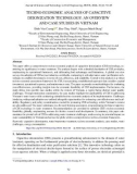 Techno-economic analysis of capacitive deionization technology: An overview and case studies in Vietnam